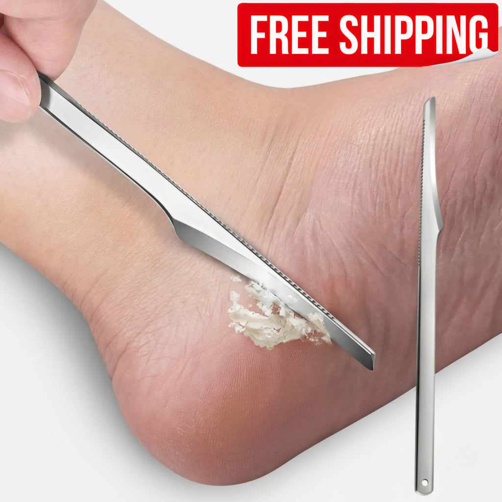 Stainless Steel Foot Scraper Dead Skin & Callus Remover Pedicure Tool