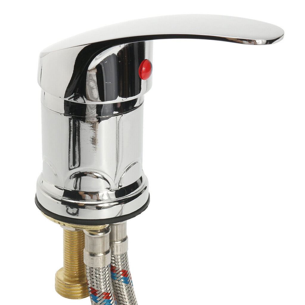 Durable Hot & Cold Faucet Spray Hose Set for Barber Shop Salon Shampoo Sink