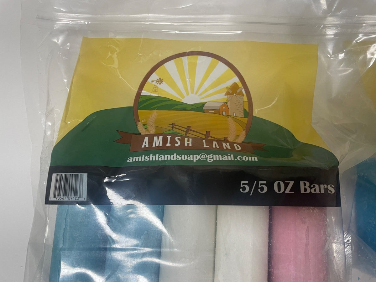 Amish Land 10 Pack Large 5 oz Fresh Fragrance Bath & Body Bar Soaps