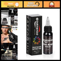Professional Black Tattoo Ink 1oz (30ml) - Fast-Flowing, Deep Solid Black