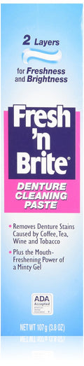 Denture Cleaning Paste with Minty Freshness - Stim-U-Dent, 1 Pack