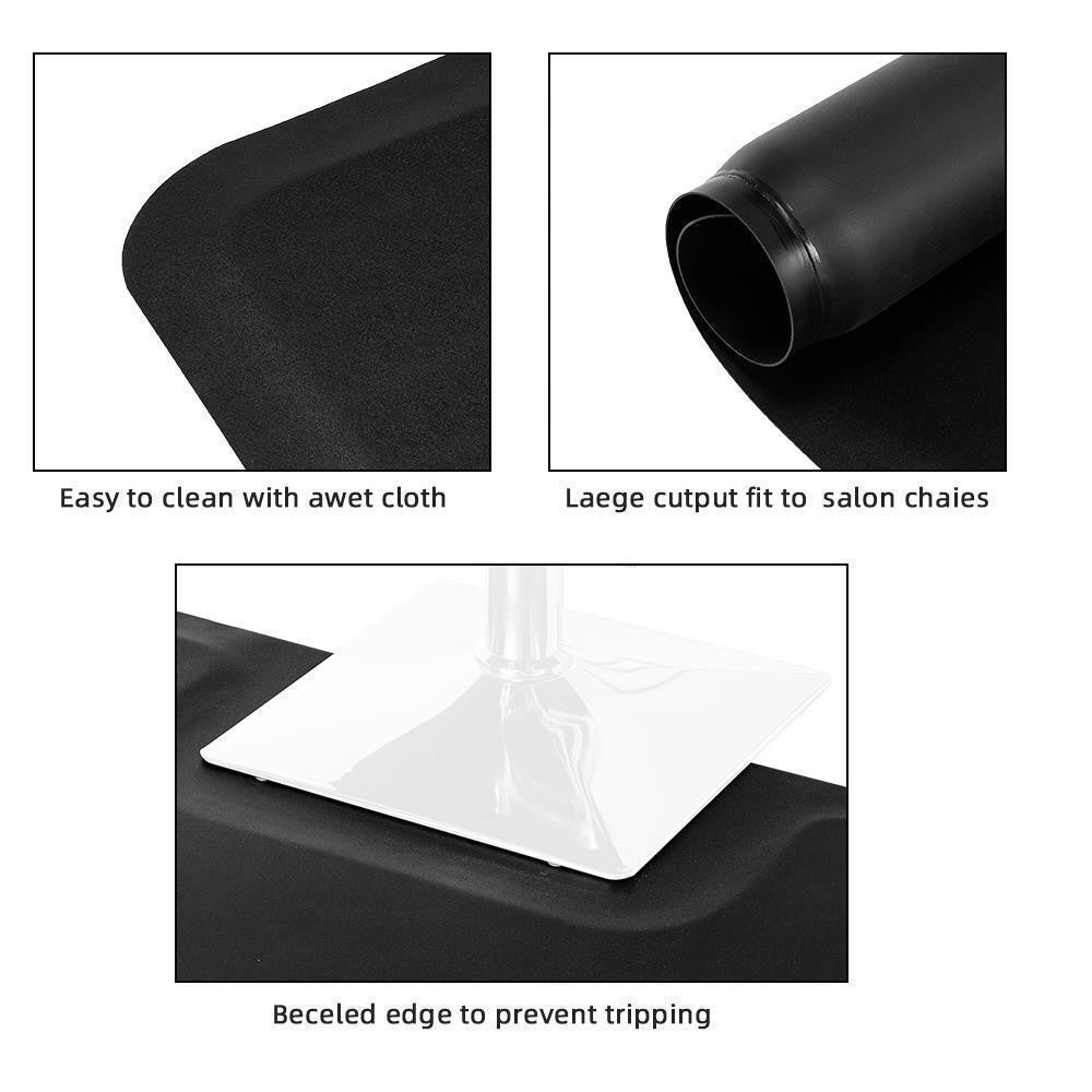 Anti-Fatigue Salon Floor Mat 3x4 Feet PVC & High-Density Foam for Barber & Salon Use