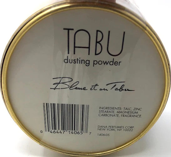 Women’s Perfumed Dusting Powder - Tabu by Dana 168g Exotic Oriental Scent