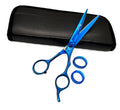 7-Inch Professional German Hair Cutting Scissors Shears - Metallic Blue