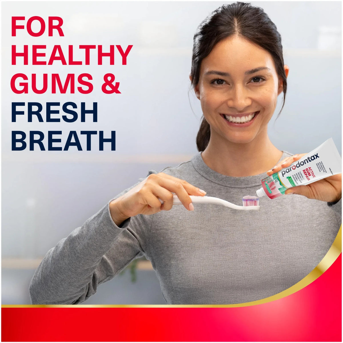 Parodontax Active Gum Repair Toothpaste for Gum Health & Bad Breath - 3.4 Oz