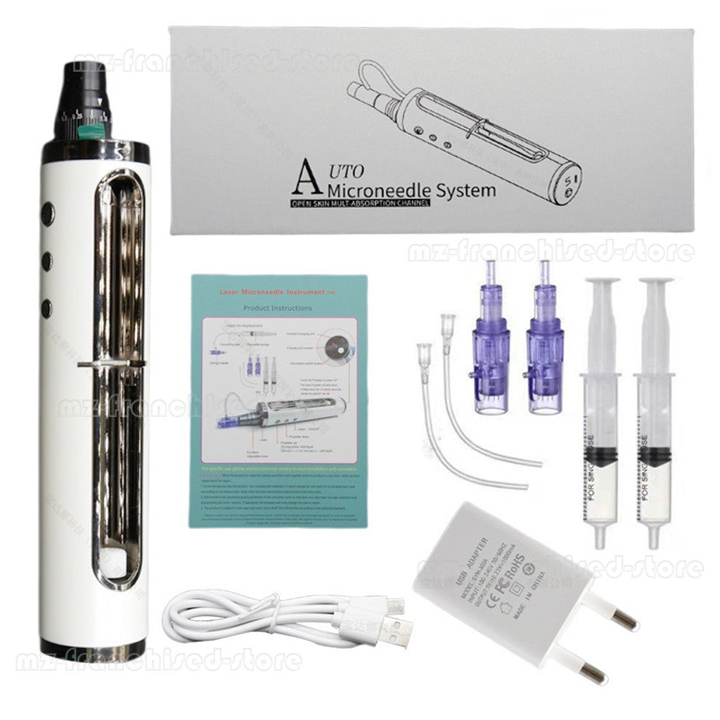 Facial Mesotherapy Gun Handheld Water Microdermabrasion Pen Skin Care Device
