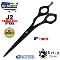 Professional 6-Inch Hair Cutting Scissors for Barbers and Home Use