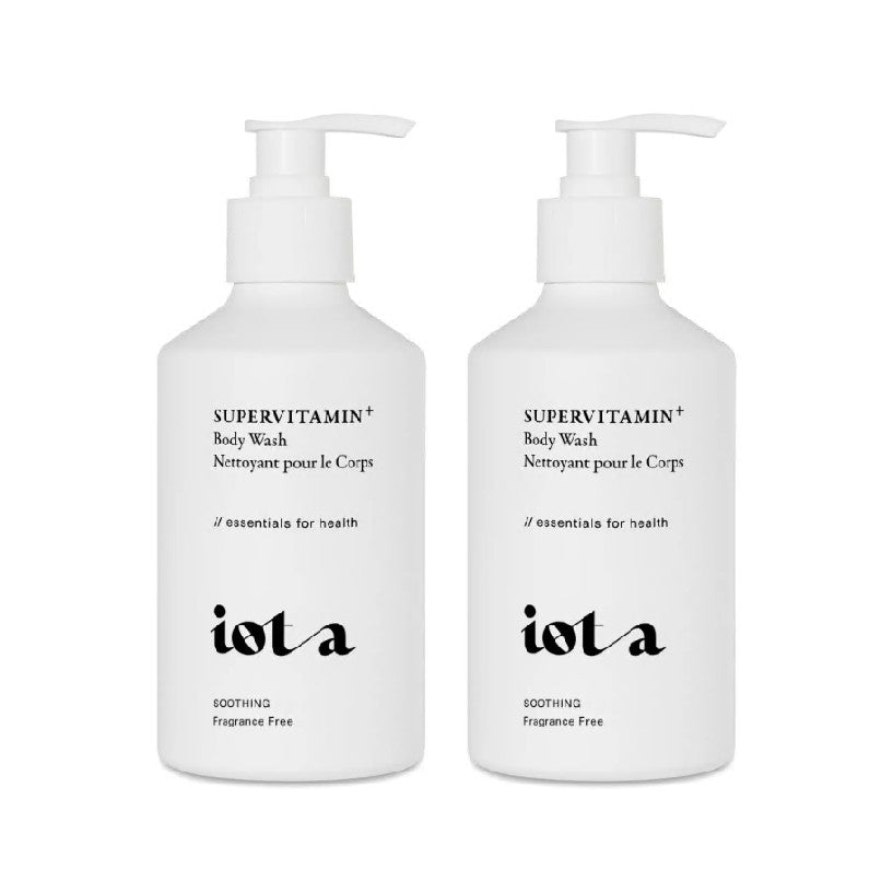 iota Supervitamin Body Wash Soothing Fragrance-Free 10 fl oz - Pack of 2