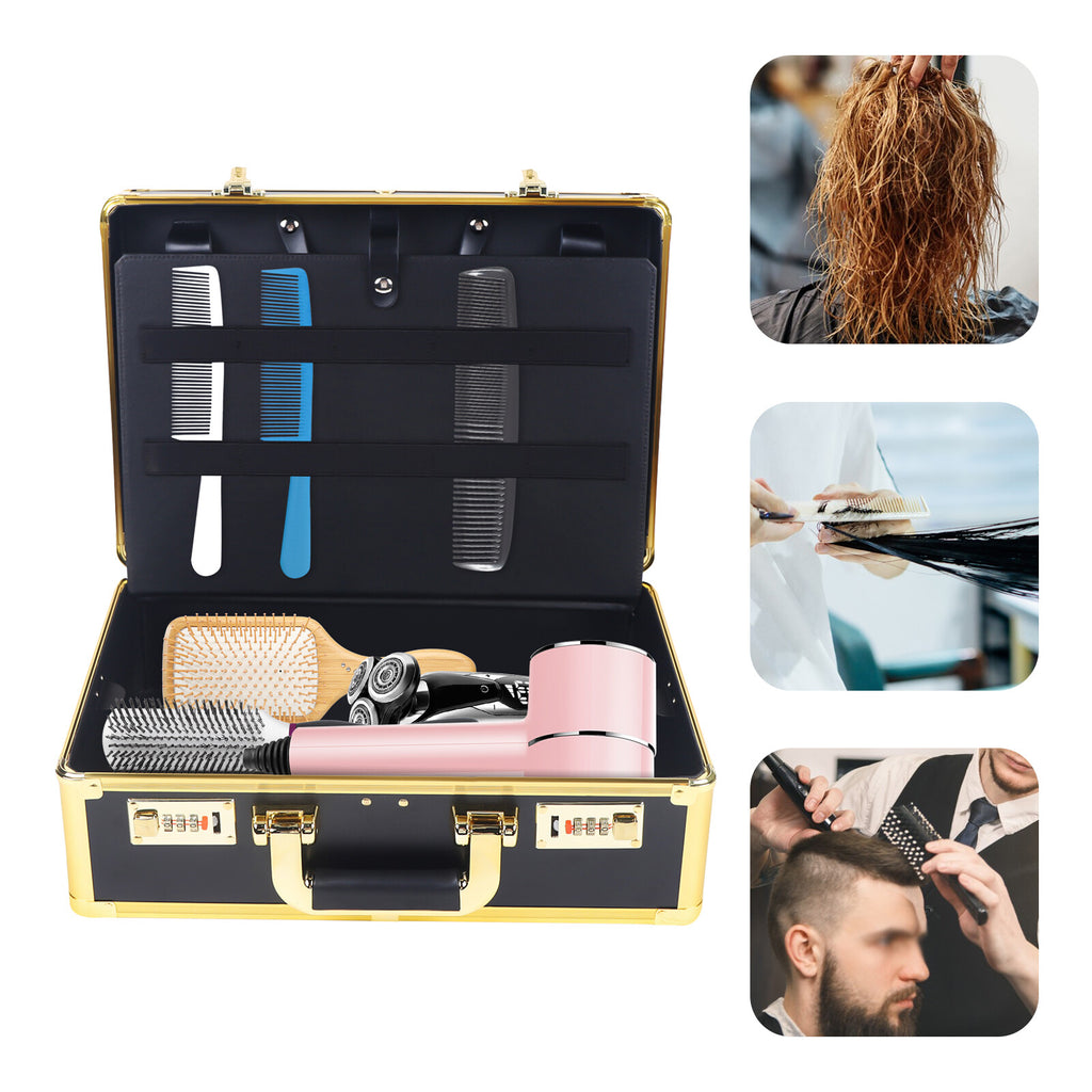 Barber Tool Organizer Case with Lock and Large Capacity