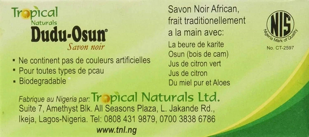 6 Pack African Black Soap Bar Natural Skincare for Face & Body