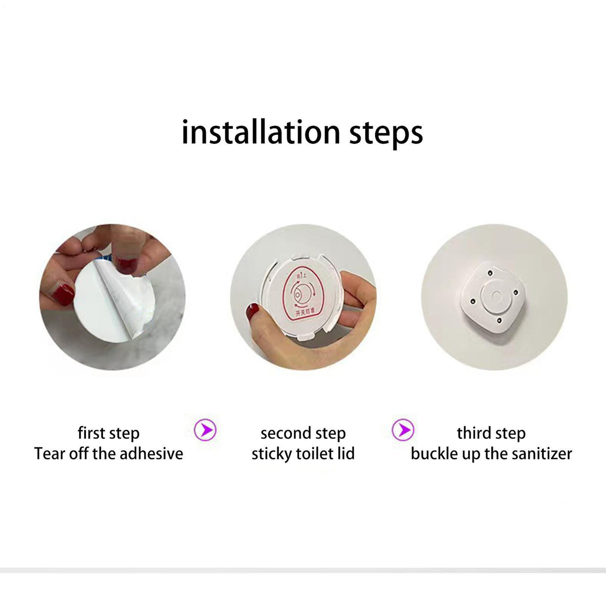 USB Rechargeable UV Disinfection Lamp for Toilet & Home Sterilization