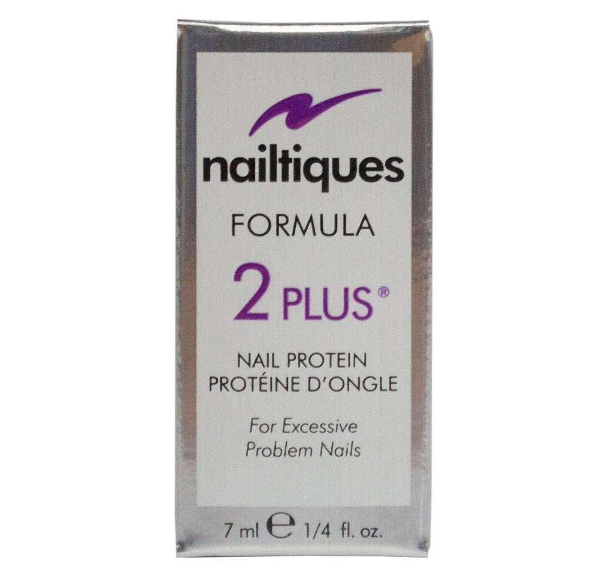 Nailtiques Formula 2 Plus Nail Strengthener for Problem Nails - 1/4 OZ Pack of 6