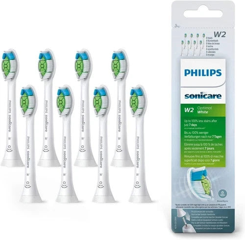 Philips Sonicare White Toothbrush Replacement Heads 8-Pack