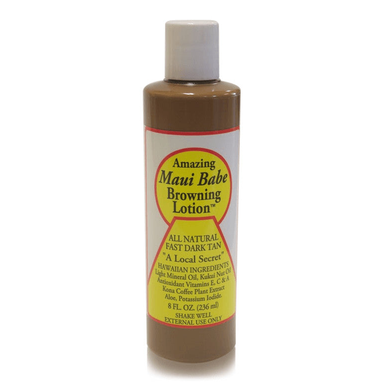 Natural Tanning Lotion for Deep, Dark Tan - Water-Resistant, Sensitive Skin Safe, 8oz