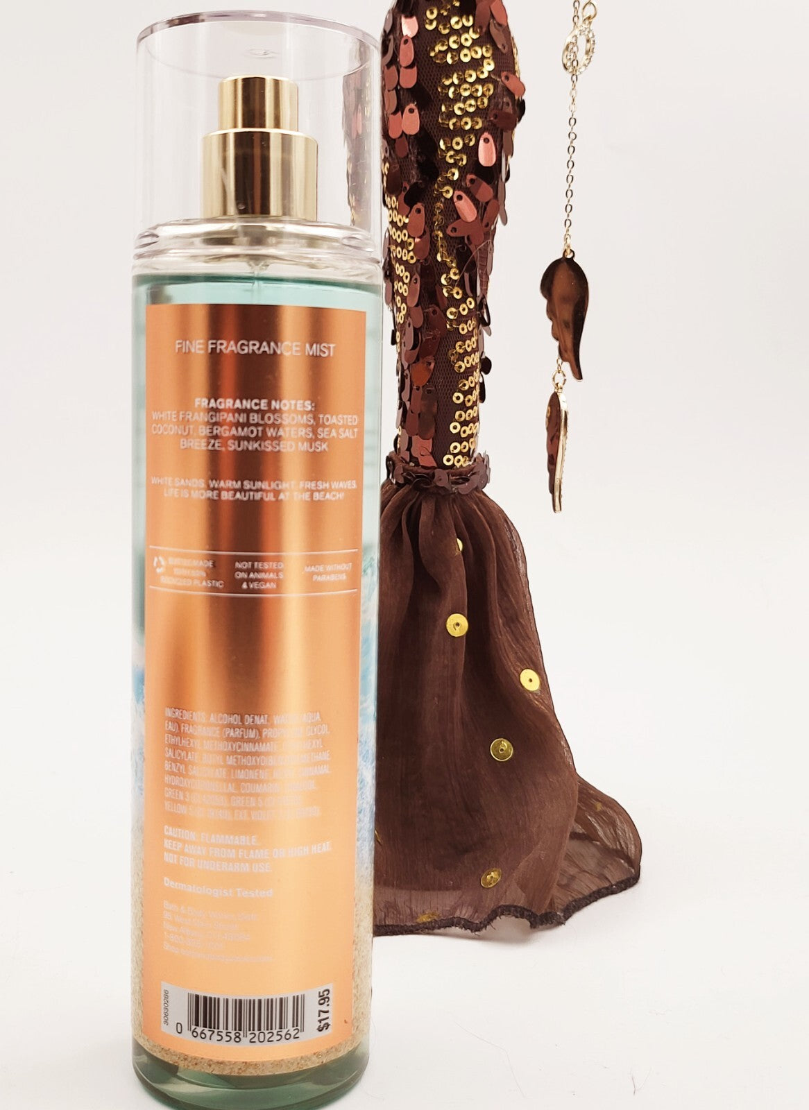 Beach Fragrance Mist Spray 8 Fl Oz - Sand, Sun & Waves Scent