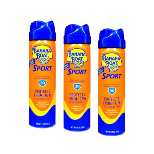 SPF 30 Sunscreen Spray Pack - Water-Resistant, Broad Spectrum, Cool Refresh