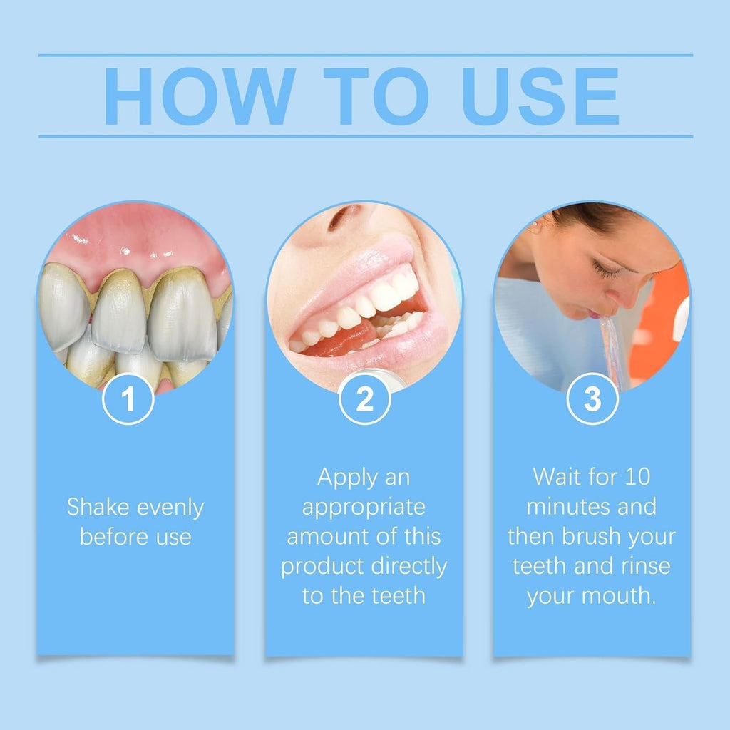 Tooth Enamel Repair Serum with Nano Hydroxyapatite - 60ml Tooth Healing Liquid for Oral Care