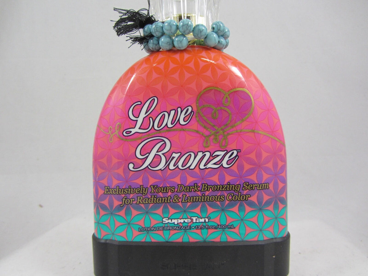 Dark Bronzing Serum Tanning Lotion - Natural DHA Formula, Hydrating 13.5 oz
