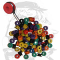 Tattoo Grommet Nipple Rubber Set – Rainbow Color 100 Pcs Pack (All Variants)