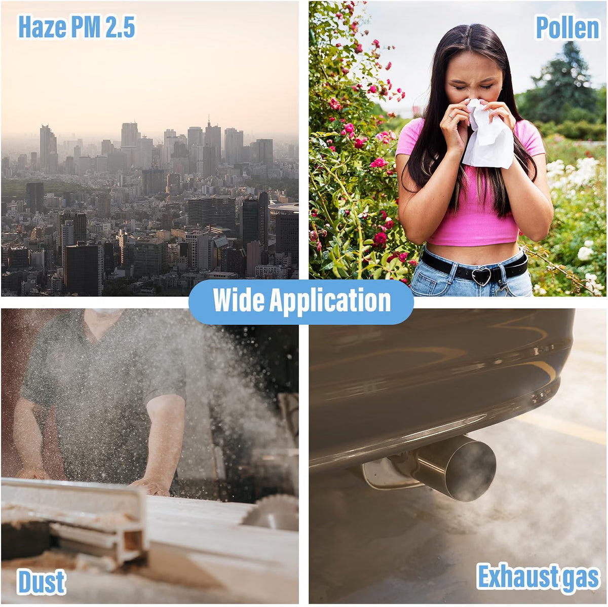 Disposable Nose Dust Filters 100 Pieces - Nose Plugs for Dust & Odor Blocking
