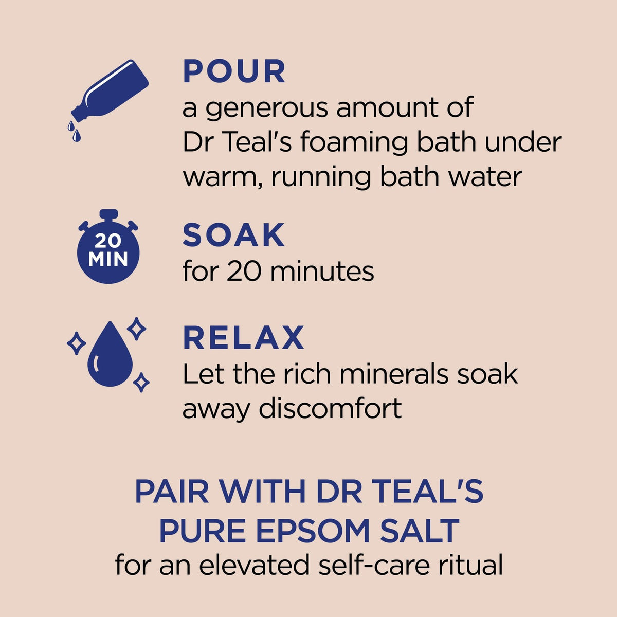 Foaming Bath Salt with Epsom, Shea Butter & Almond Oil - Relaxing Skin Nourishing Soak