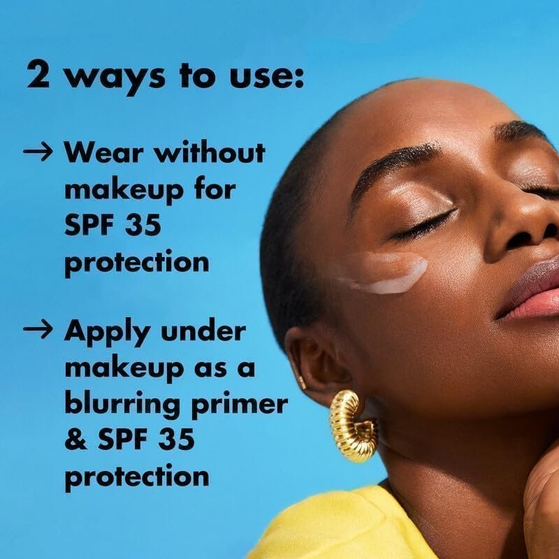 e.l.f. SunTouchable Invisible SPF 35 Sunscreen Gel - Broad Spectrum, Water-Resistant, Face Primer