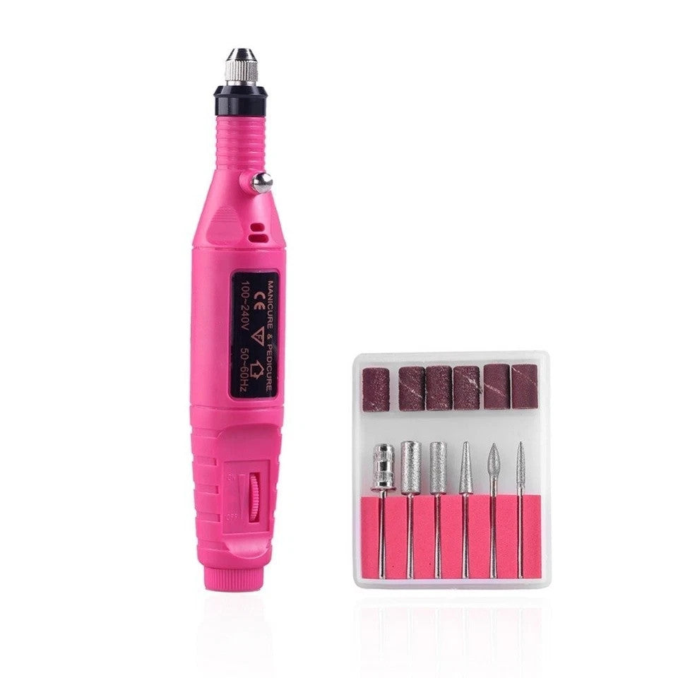 Nail Drill Grinder Set for Thick Toenails Manicure Pedicure Professional Tool