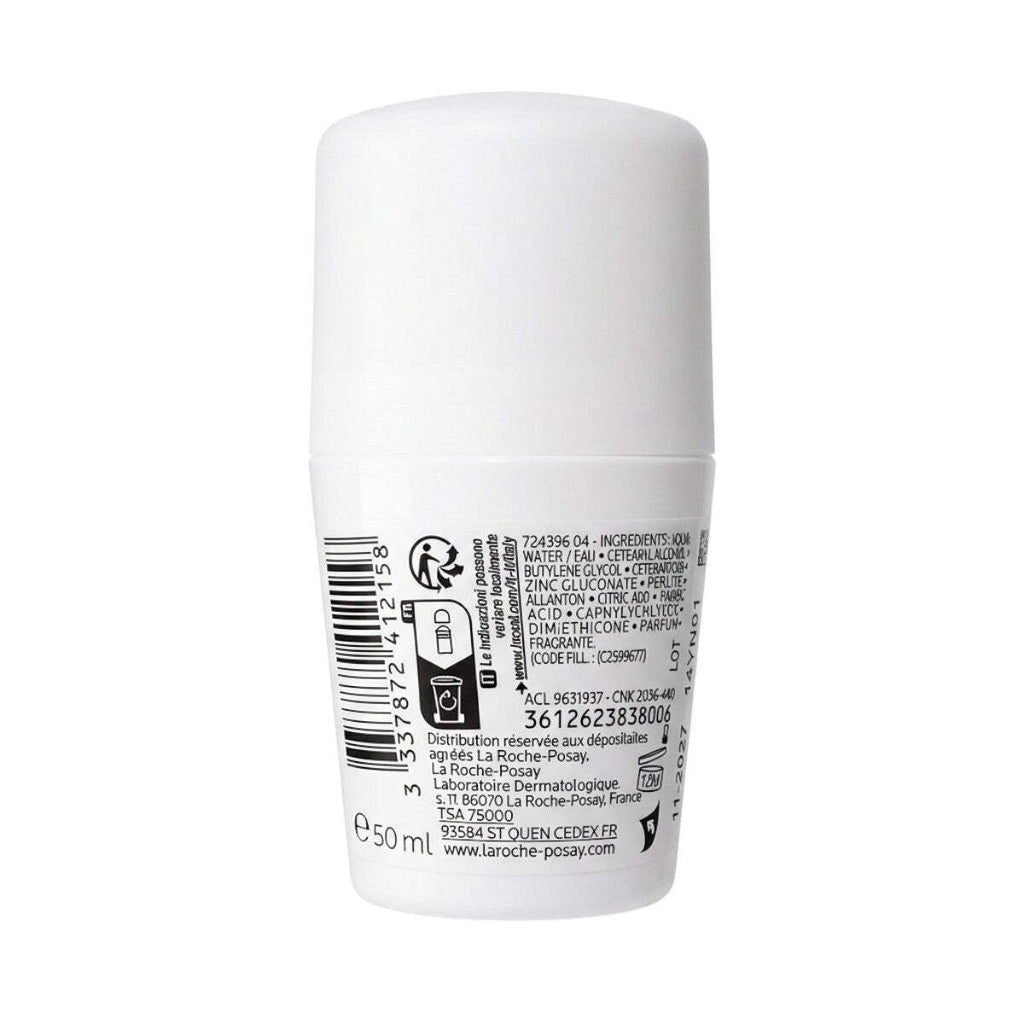 24H Sensitive Skin Deodorant Roll-On - Alcohol-Free, Lightweight, 50ml