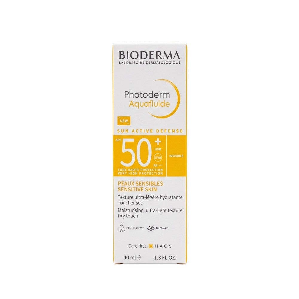 Bioderma SPF50+ Invisible Sun Cream - Lightweight Daily Face Sunscreen 40ml
