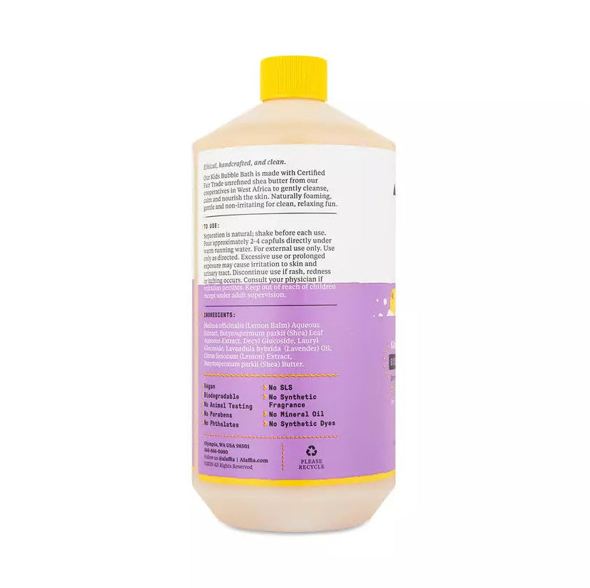 Kids Bubble Bath Lemon Lavender 32 oz Pack of 2 - Gentle, Moisturizing