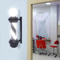 LED Barber Shop Sign Wall Lamp Rotating Barber Pole Light for Hair Salon