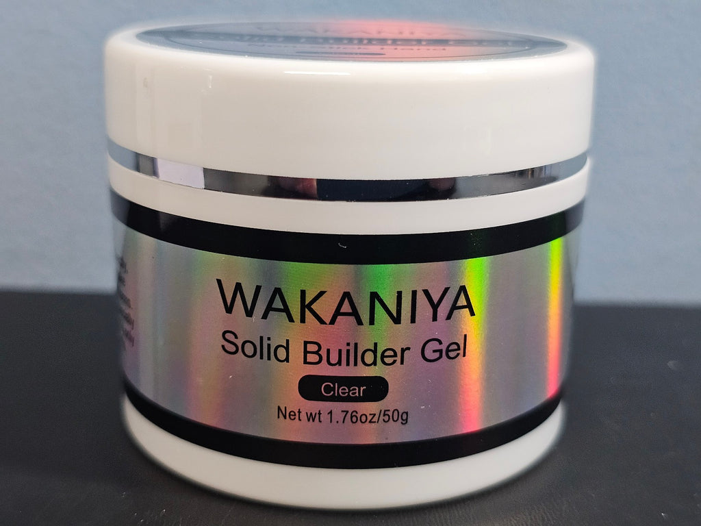 Solid Builder Gel for Nail Art - Clear Non-Stick Nail Extension 1.76 oz