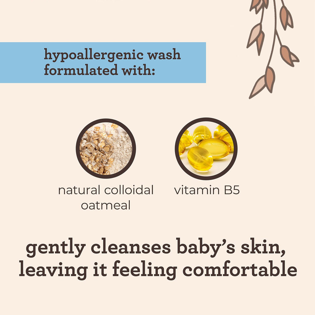Aveeno Baby Moisturizing Body Wash for Sensitive Skin - 8 Oz