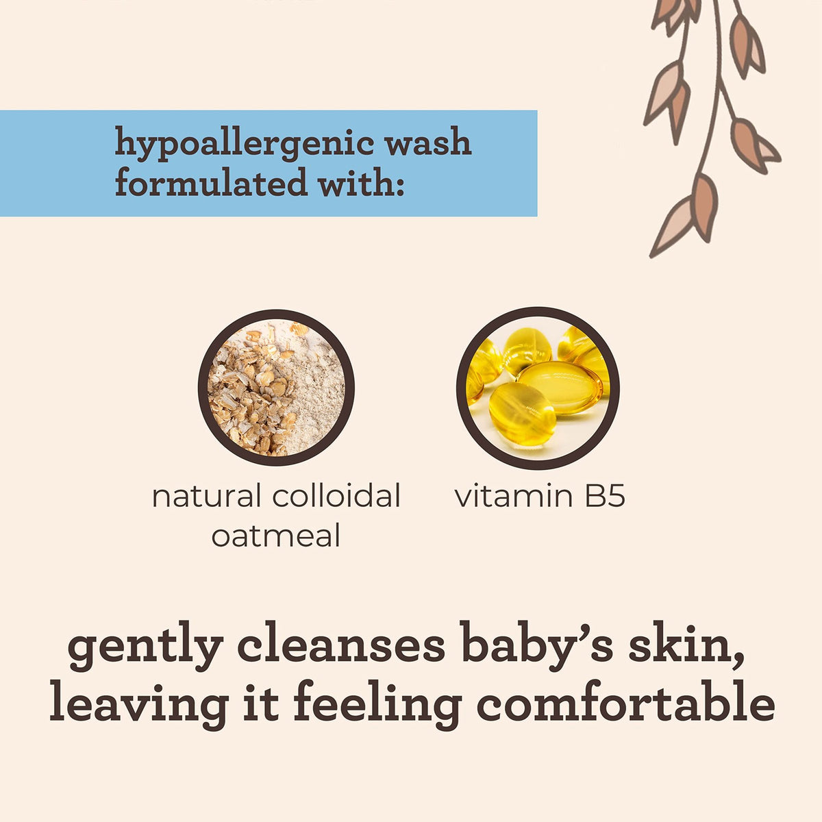 Aveeno Baby Moisturizing Body Wash for Sensitive Skin - 8 Oz