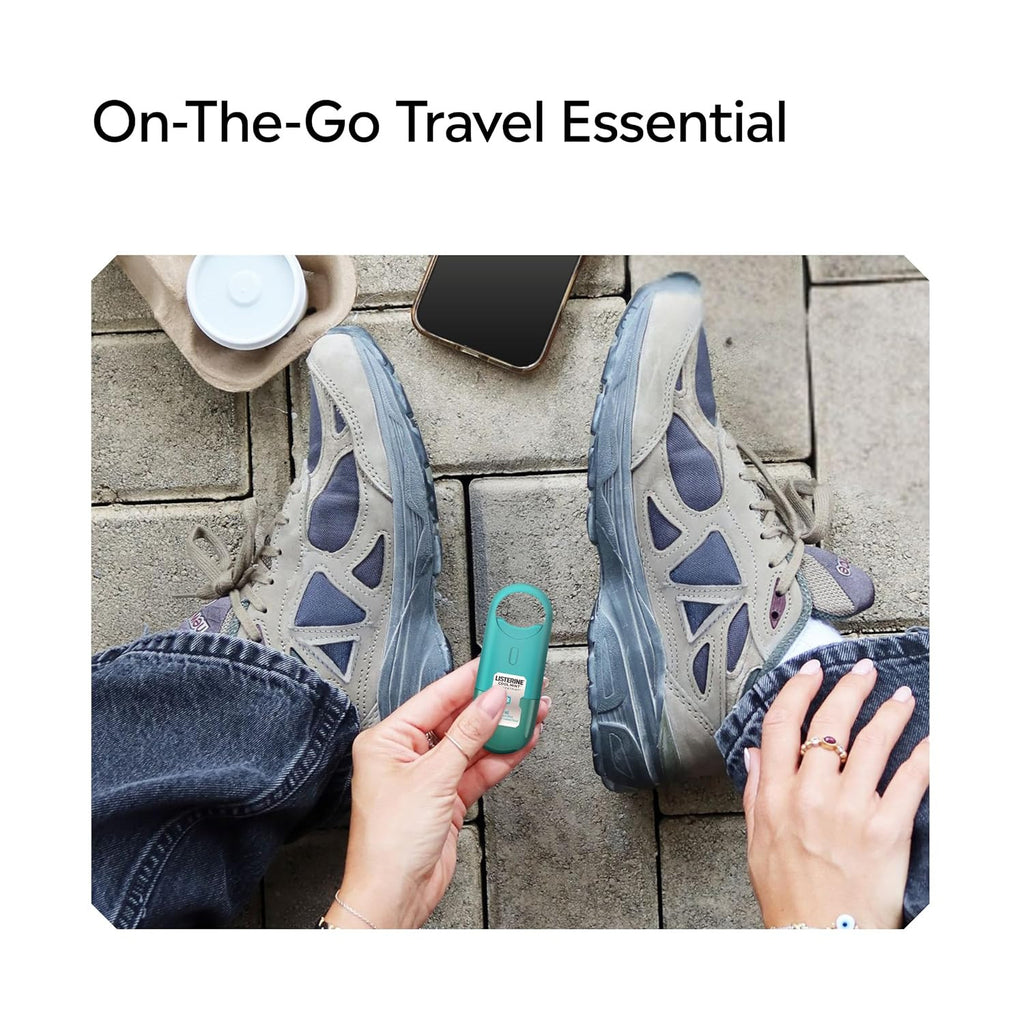 Portable Breath Freshener Spray - Cool Mint, Sugar-Free, Non-Aerosol, 2 Pack