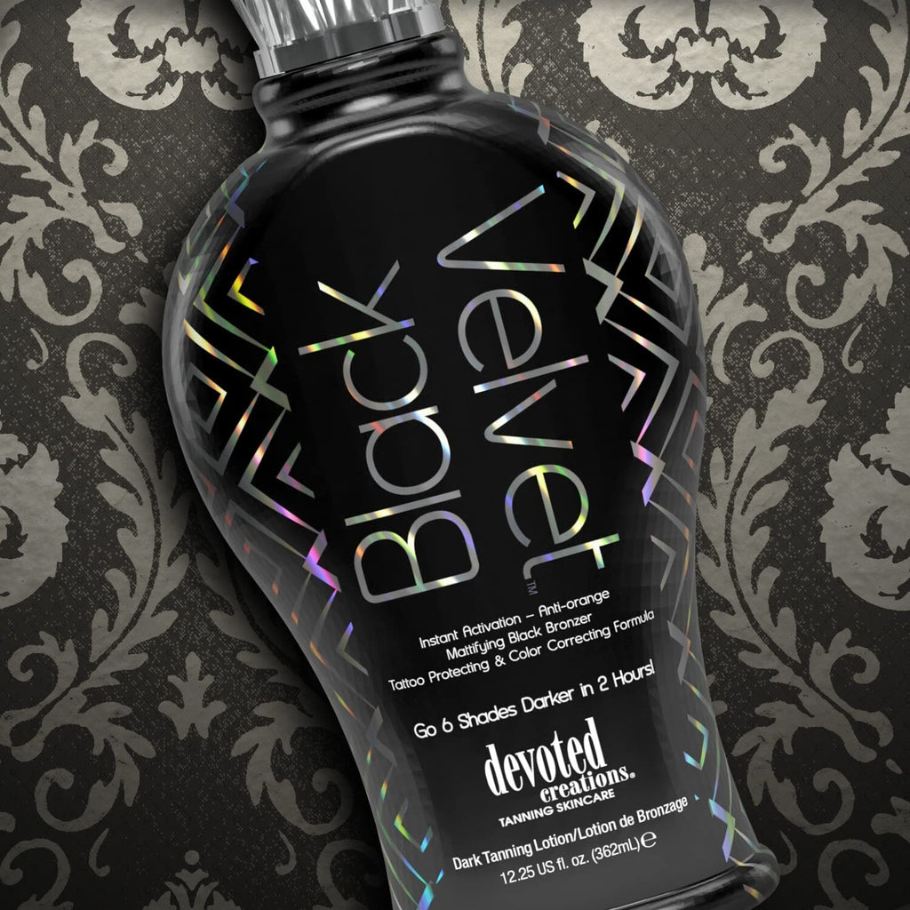 Black Velvet Bronzer - Instant Dark Tan, Long-Lasting Body & Face Makeup 12.25oz