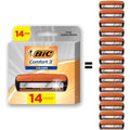 Refill Razor Cartridges for Men - 14 Pack, 3 Blade, Sensitive Skin