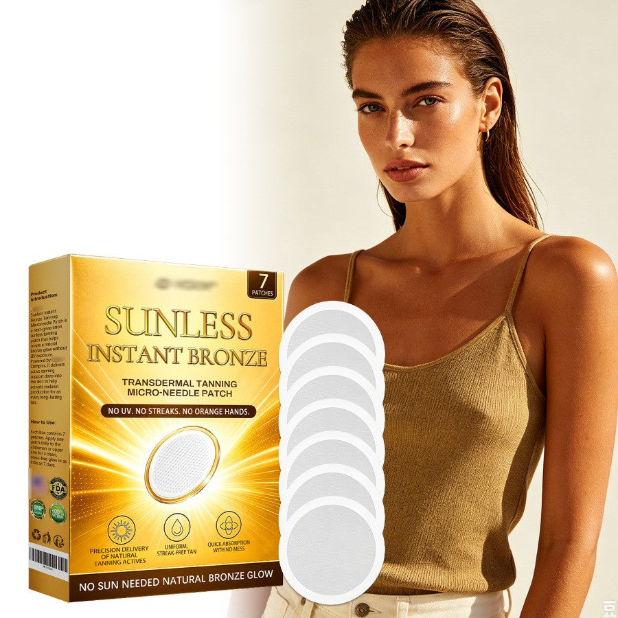 Natural Sunless Tanning Patches - Gradual Self Tan Microdarts, 2X Pack
