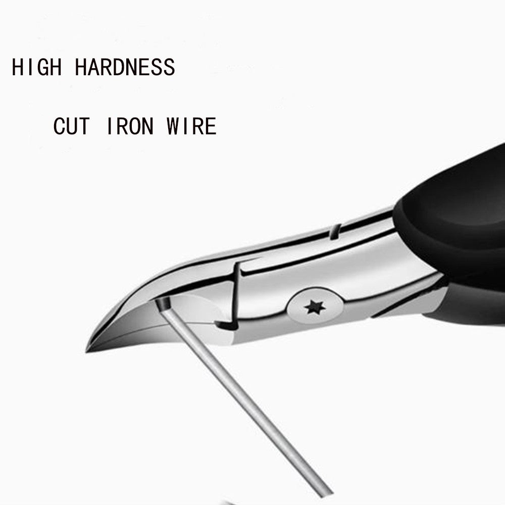 Heavy Duty Stainless Steel Toenail Clippers for Thick Nails - Professional Nail Care