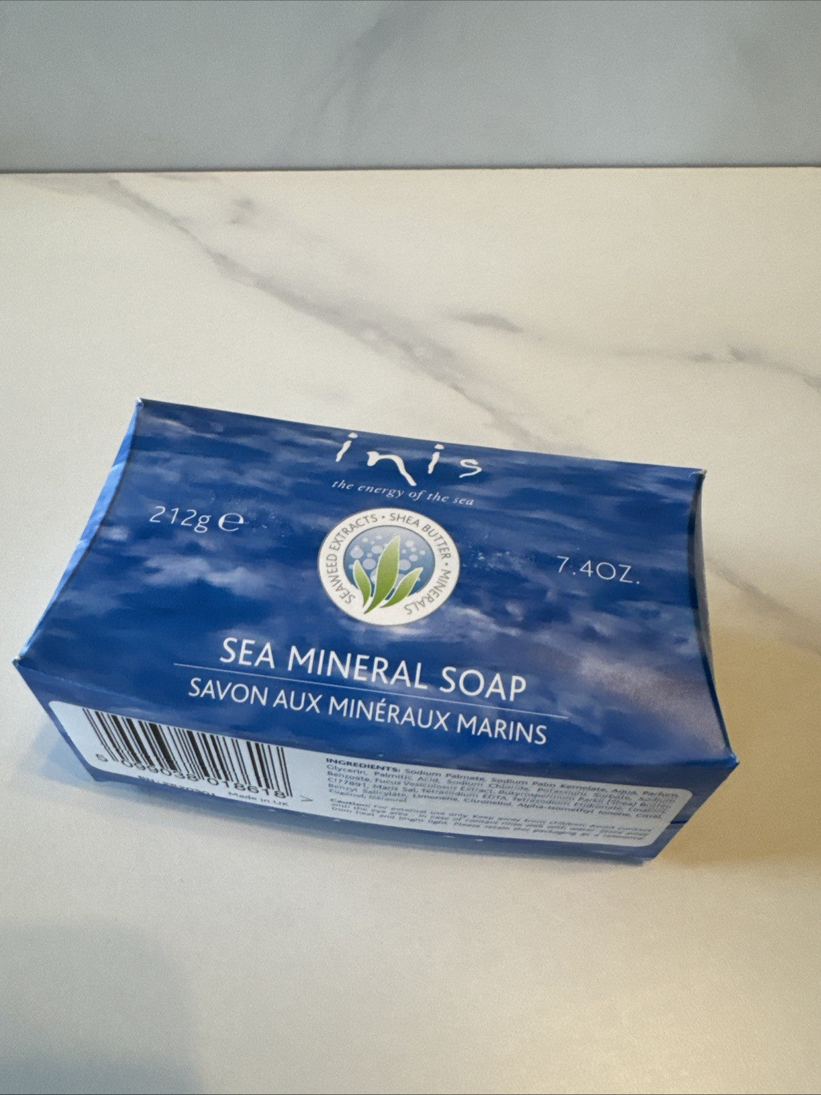 Large Sea Mineral Bar Soap with Shea Butter & Seaweed Extracts 7.4 oz