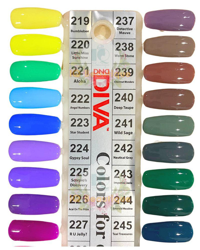 Nautical Gray DND Duo Gel & Nail Lacquer - 242