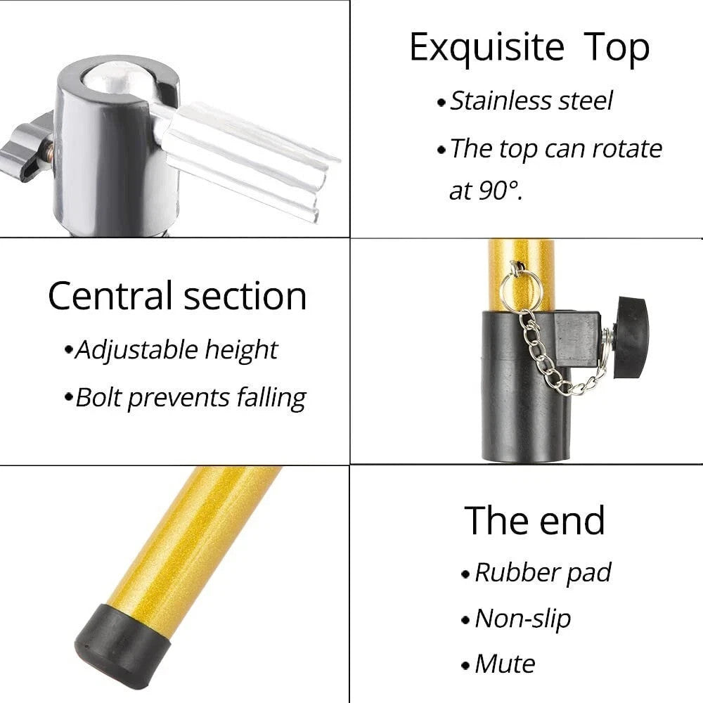 Heavy Duty 55-Inch Wig Stand Tripod for Hairdressing & Styling