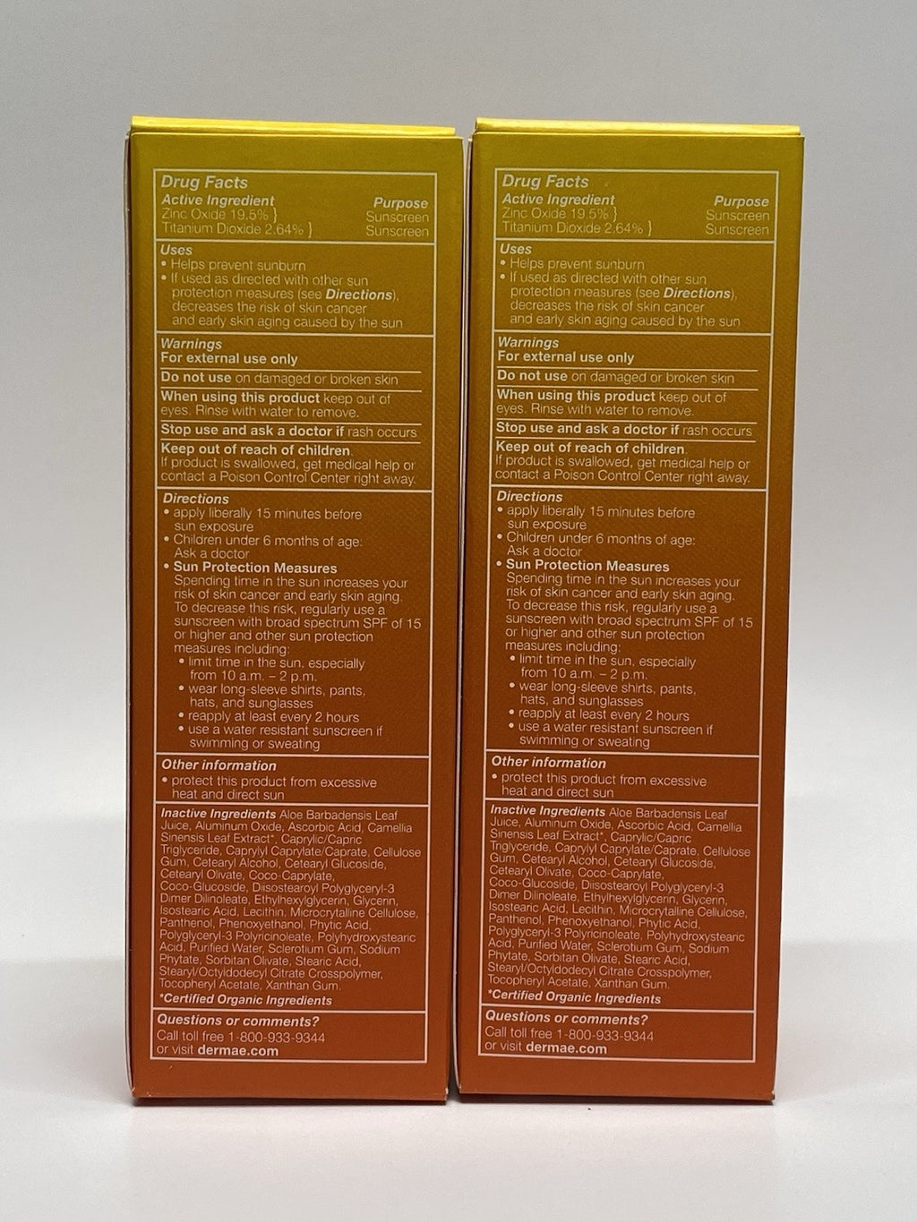 Oil-Free Sunscreen SPF 30 for Face - Zinc Clear Sun Defense 2 Oz. Pack of 2