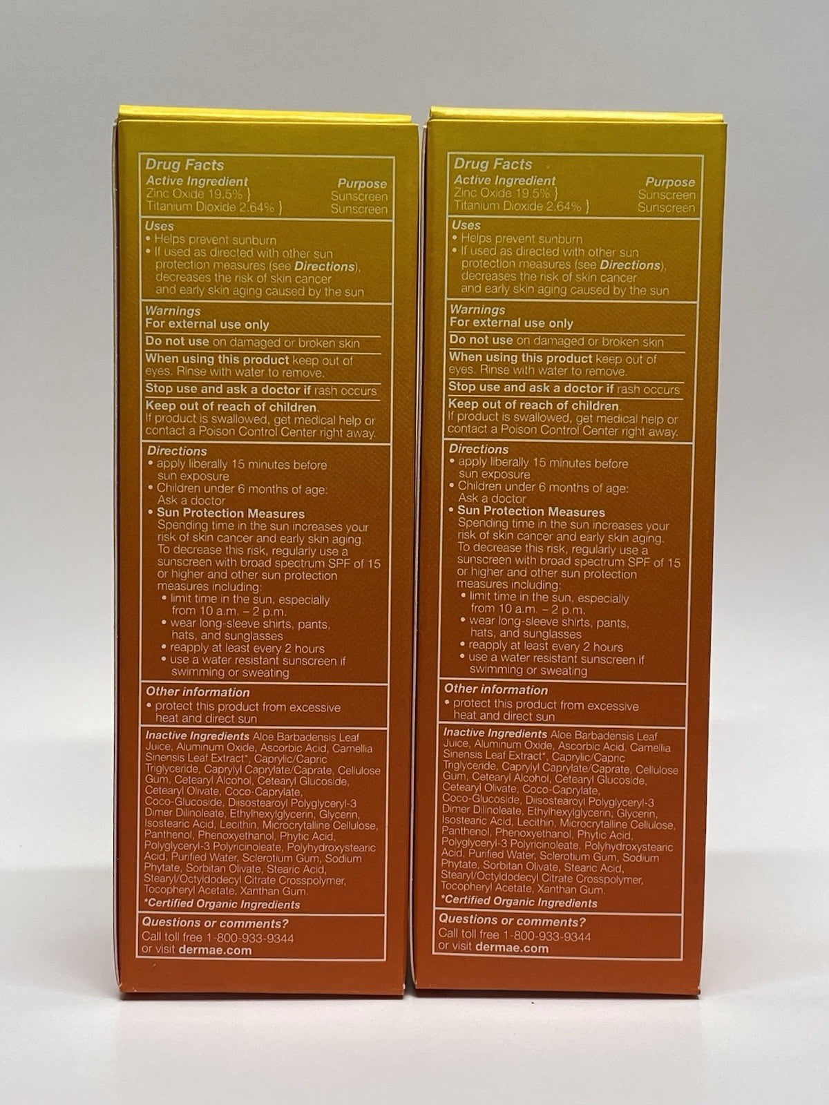Oil-Free Sunscreen SPF 30 for Face - Zinc Clear Sun Defense 2 Oz. Pack of 2