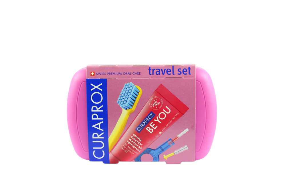 Travel Oral Care Set with Toothbrush, Toothpaste & Interdental Brushes