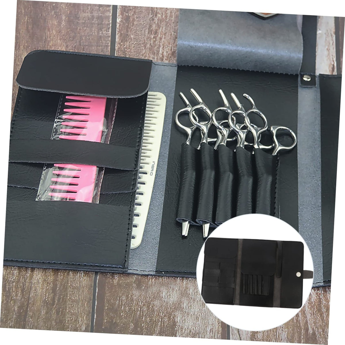 Hairdressing Scissor Holder Case 2PCS Professional Barber Tool Pouch