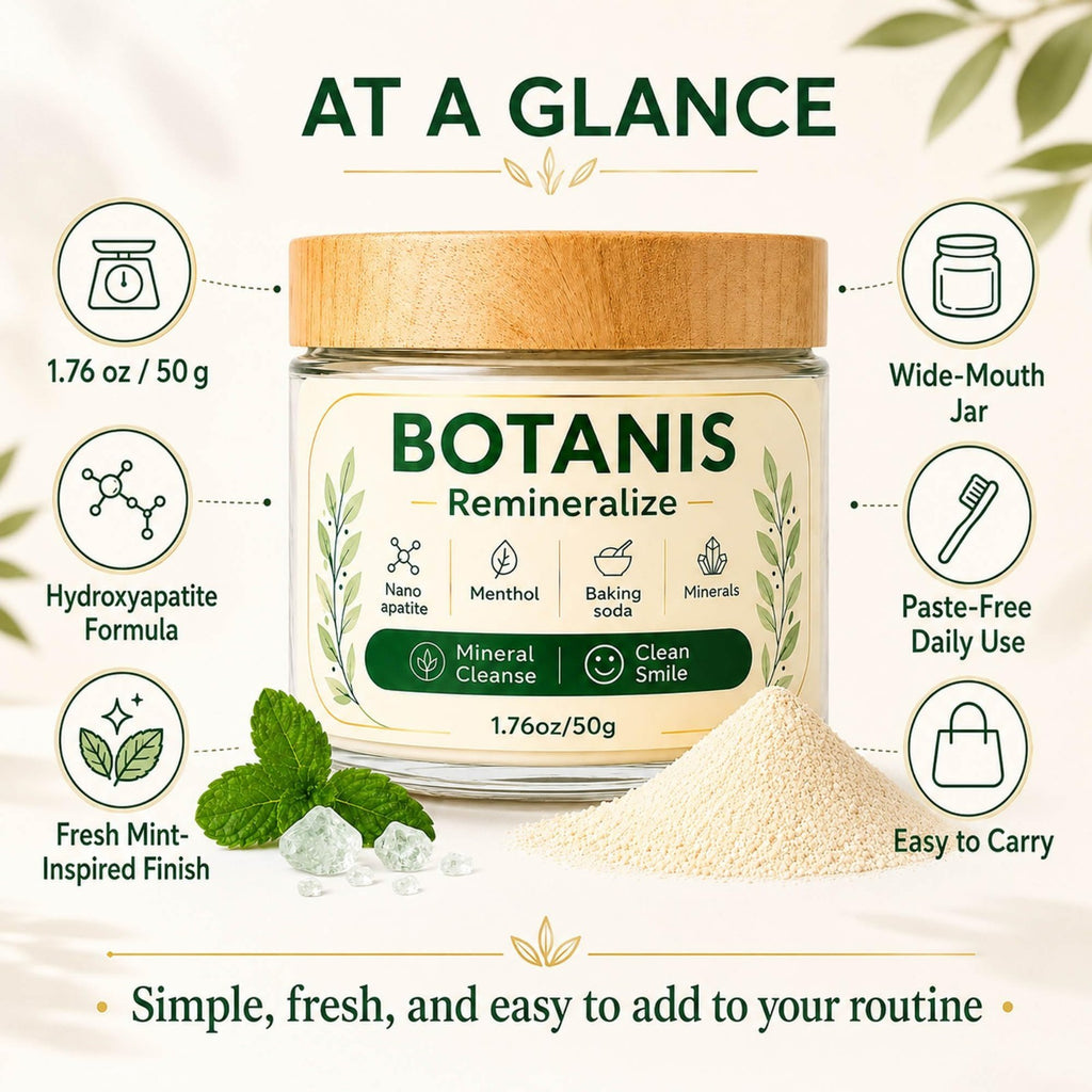 Fluoride-Free Tooth Powder with Xylitol and Calcium Carbonate - Spearmint Flavor