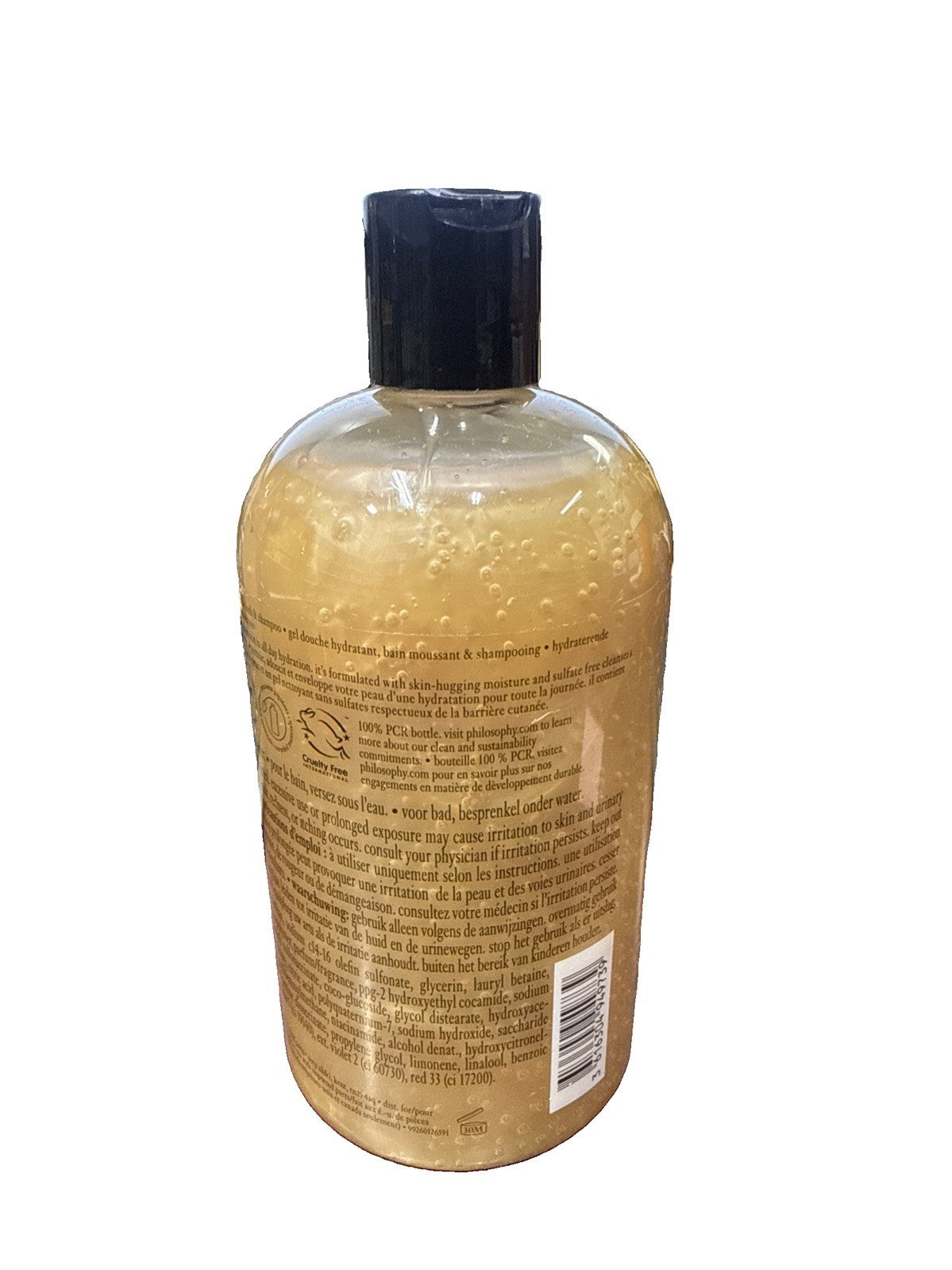 Hydrating Shower Gel with Fresh Cream & Cashmere - 16 oz