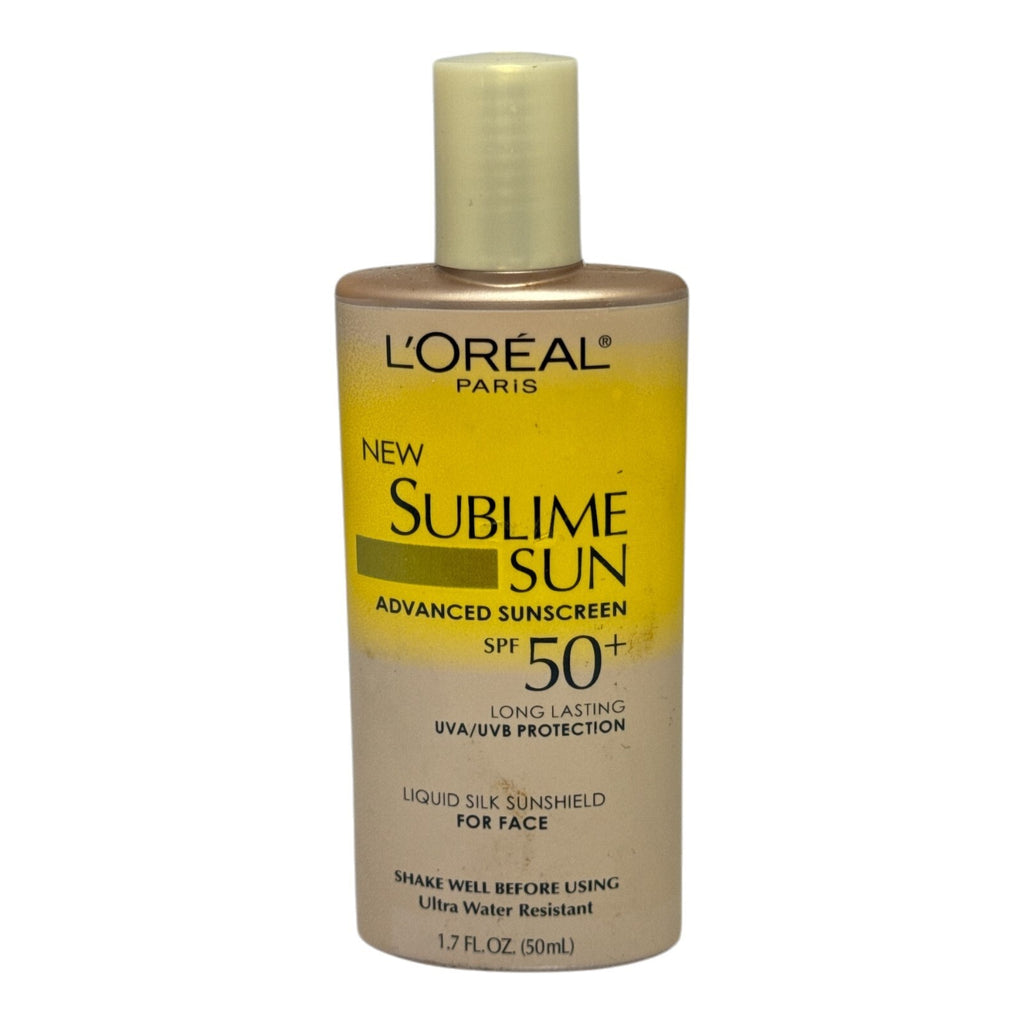 SPF50+ Liquid Silk Sunscreen for Face - UVA/UVB Protection, 1.7oz