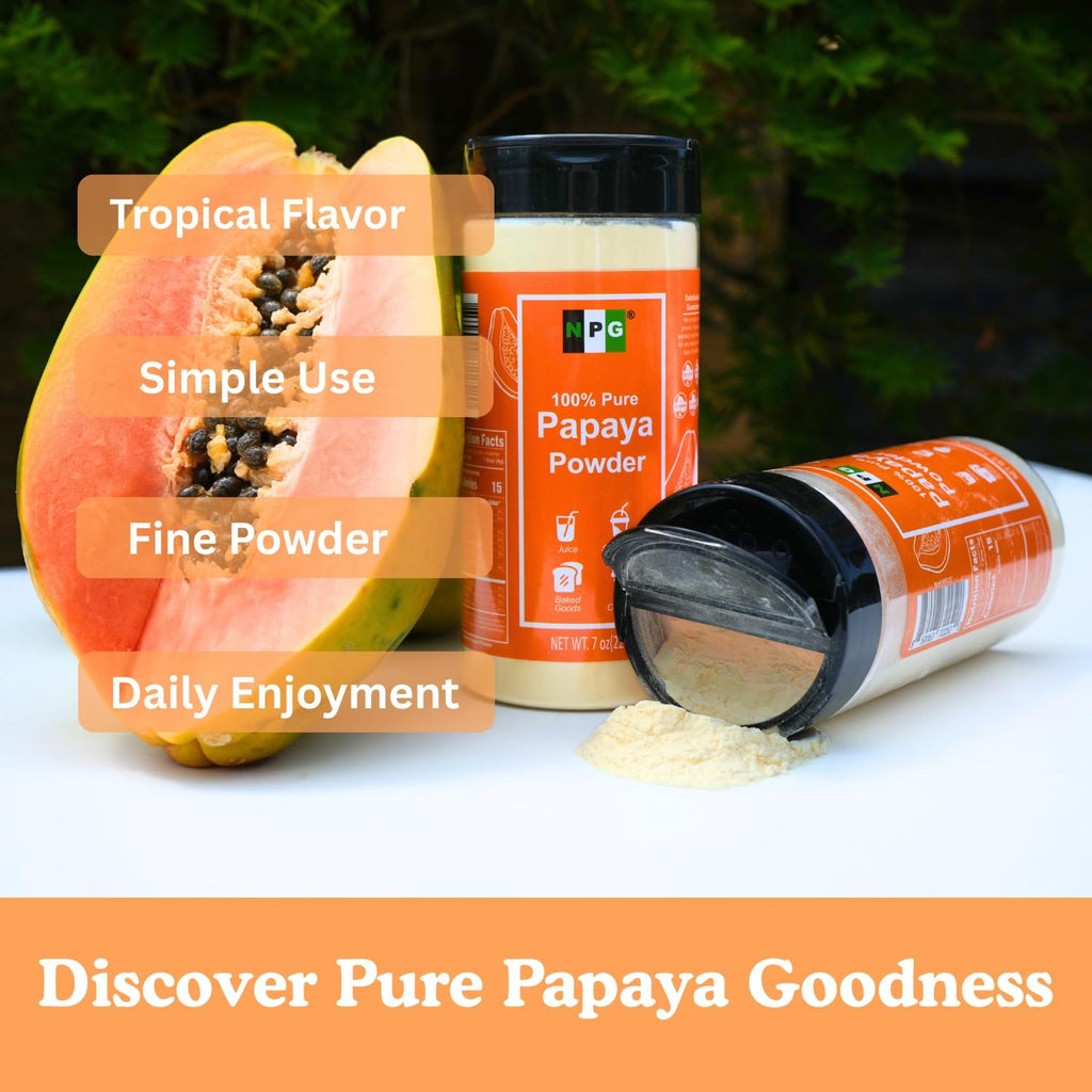 Freeze-Dried Papaya Powder - Natural Tropical Fruit for Baking & Smoothies